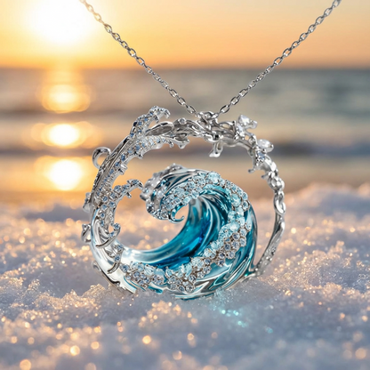 Ocean's Oath Silver Necklace