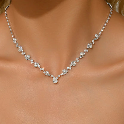 Elegant Diamond Bridal Necklace