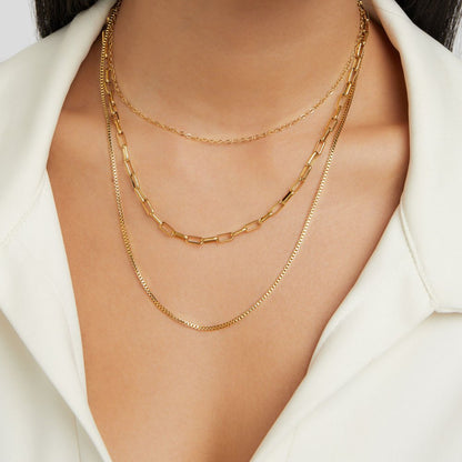 Multi-Layer Chain Necklace
